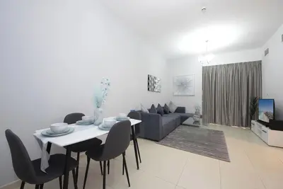 Image de \"Modern 1bhk in Sunrise Tower, Jvc – Fully Furnished! \"