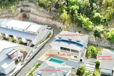 Image de Villa Hibiscus 3 chambres. Domaine de Bas Vent.