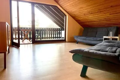 Yoga by the stream - apartment with 2 terraces in the Odenwald