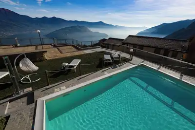 Image de Terrazza a Lago - three-room duplex apartment with terrace and pool at Lake Iseo