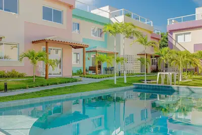 Image de Im07 Excellent Apartment 600m from the beach with 2 suites - Imbassaí