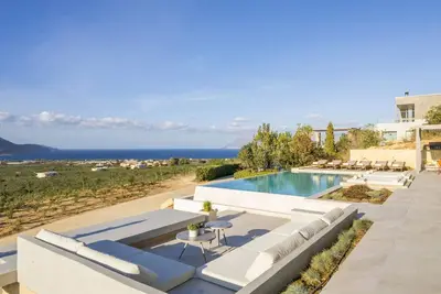 Image de Luxury Kissamos Villa | Villa Levante | 5 Bedrooms | Breathtaking Sea Views | Private Outdoor Pool | Private Furnished Terrace | Peaceful Outdoor Ambiance | Prime Location