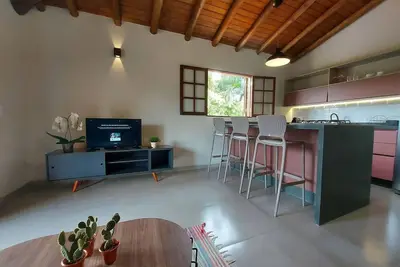 Image de Sapeca - Cosy apart with kitchen, 50m from the Beach, Private Barbecue, Ac, Wi-Fi, Netflix, pool