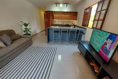 Image de Catimbau - Cosy apto with kitchen, 50m from the Beach, Private Barbecue, Ac, Wi-Fi, Netflix, pool