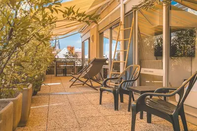 Image de Les Bambous, appartement 3 chambres, parking et belle terrasse