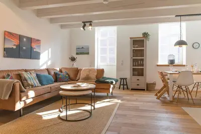 Image de Moin and welcome to the beautiful apartment \"Klaar Kimming\" in Rysum -