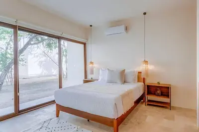 Image de Cozy 2 bed jungle resort in Tulum with Ac, fitness room, WiFi