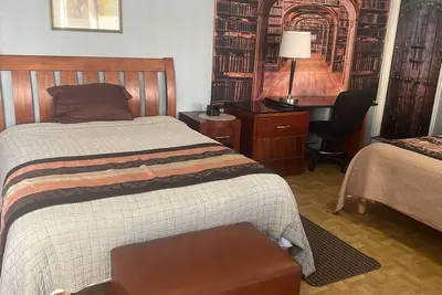 Master suite at Mansion residential area safe park