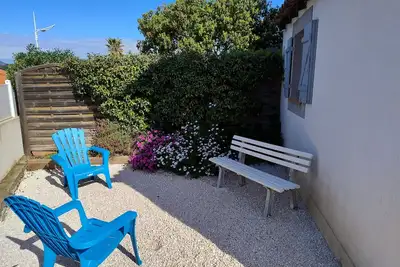 Image de La plage à pied à 50m, terrasses, climatisation, parking