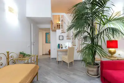 Chambre \"Kentia\" avec terrasse partagée, Wi-Fi et climatisation