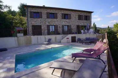 Image de Maison de vacances privée avec Wifi, piscine privée, climatisation, Tv, terrasse, vue panoramique