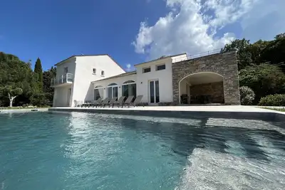 Image de Villa Albitru - Domaine Romella - Piscine Sauna privés - Vue Golfe de St Florent