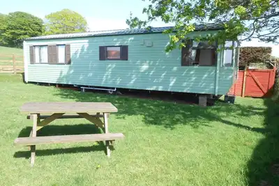 Image de Peaceful caravan with WiFi in charming outskirts Callington on a working farm.