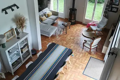 Image de Maison de campagne 4 chambres, village toutes commodités à 20 minutes des plages