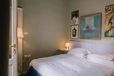 Room at Palazzo, terrace, historical center, 7 km from beaches.