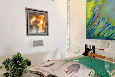 Image de Beautiful condo near Bryggen, Balcony, Fireplace