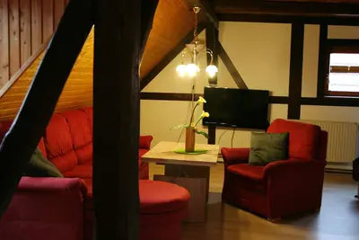 Image de Cozy vacation apartment in a historic half-timbered house