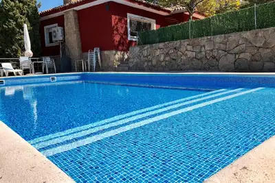 Image de Maison de vacances 'El Bolero De Brasal' avec piscine privée, Wi-Fi et climatisation