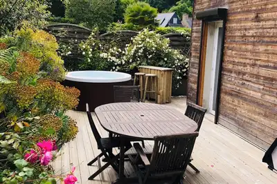 Image de Maison avec jacuzzi 200m de la plage animaux acceptés