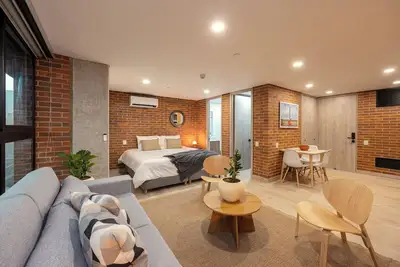 Image de Industrial Loft with A/C and 360° rooftop and Gym in Laureles