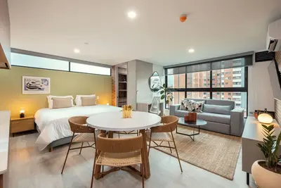 Image de Comfort and Style Loft with Sofa bed and A/C in Laureles