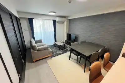 Image de 3 bed room max 6 persons! Easy access to Namba and Shinsaibashi! 4 min.