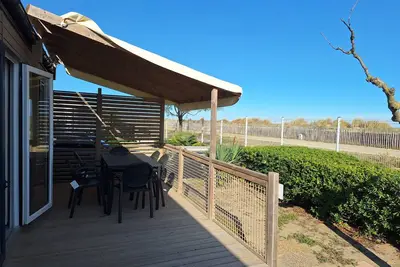 Image de Mobil-Home dans camping 4 étoiles à Sète en front de mer