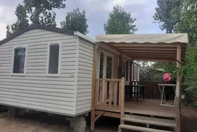 Image de Le balarucois mobil home à Valras plage 34 \nCamping **** les sables du midi