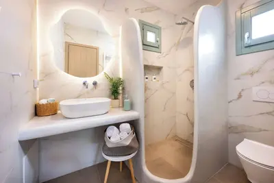 Welcome to Dune Santorini Villa where luxury meets traditional Cycladic charm!