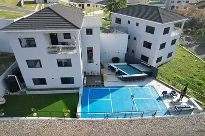 Image de Lux Ocean View 5-bed villa with Pool, Pickleball, Golf, Gated, WiFi, Ac for 12