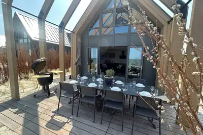 Image de Unique, totally new Beach villa for 8 p. directly at the IJsselmeer, Enkhuizen