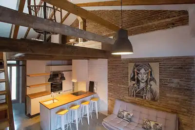 Image de Appartement confortable de style loft à El Cabanyal