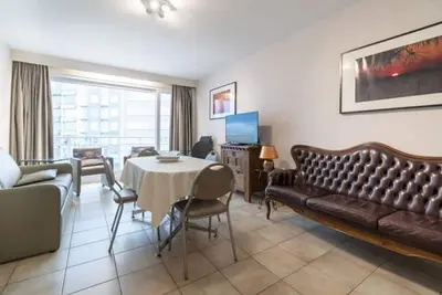 Image de Studio sur la côte belge avec vue mer