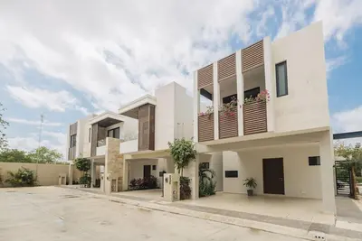 Image de House 4 km from the 5th Avenue in Playa del Carmen, 3 bedrooms with full bathrooms