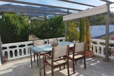 Image de Villa Eirene à Las Rotas. 7 pers. Wifi. A\/C