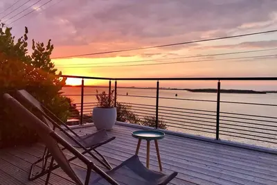 Image de Maison grande terrasse vue mer