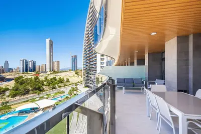 Image de Sunset Waves I by Coblanca Rentals