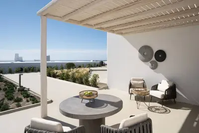 Image de Dazzling Santorini Suite | Aphrodite’s Dream Suite | Junior Suite with Outdoor Hot Tub | Akrotiri