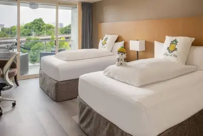 Image de Stumptown Balcony Two Doubles at Staypineapple, Hotel Rose, Downtown