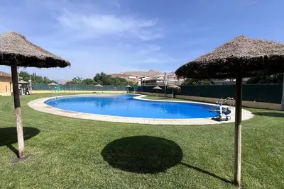 Image de Appartement 'Ágora' avec vue sur les montagnes, piscine partagée et climatisation