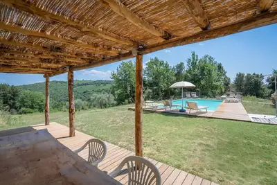 Image de Agréable appartement dans une maison de vacances avec climatisation, piscine, Wifi, Tv, balcon
