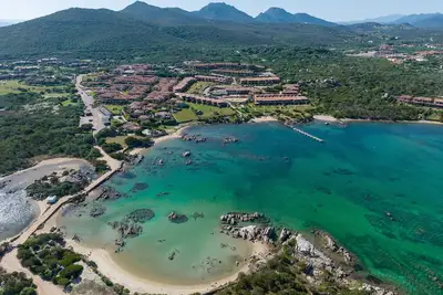 Image de Joli appartement pour 4 personnes avec climatisation, Wifi, Tv et vue panoramique, près de Olbia