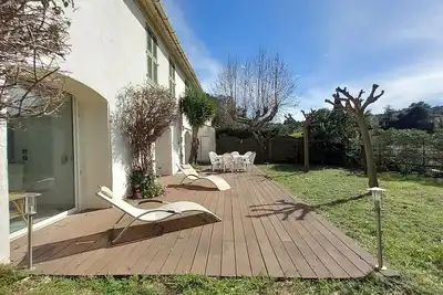 Image de Villa T4 150m² Climatisation Wi-Fi Jardin 800 m² au calme plages à 10'