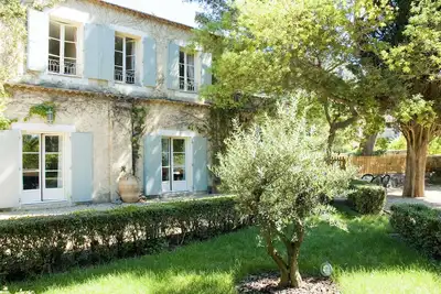 Spacious home with large swimming pool in heart of historic village