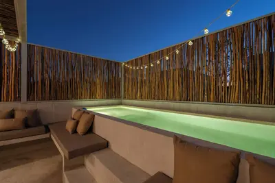 Image de Charming 3-bedroom house with 2 pool, Rooftop, Close to Beach in brilliant Tulum