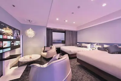 Image de Deluxe Twin Room Nonsmoking 30 square meters R / Suita Ōsaka