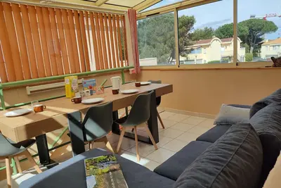 Image de Gruissan - T2 Mezzanine Climatisé - 6 Pers - Parking Proche Plage