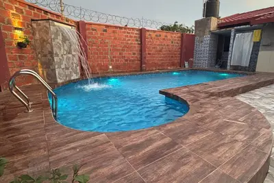 Image de House with pool & waterfall, WiFi & air conditioning for 6 People