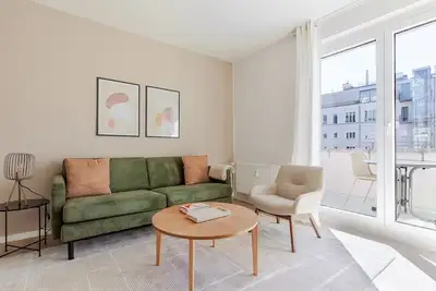 Image de Blueground | Prenzlauer, w/d, balcony, nr Tv Tower