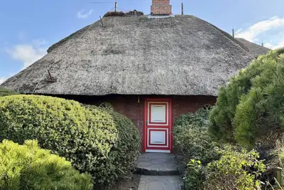 Image de Exclusive thatched house for 6 people with sauna, fireplace, garden, parking space.